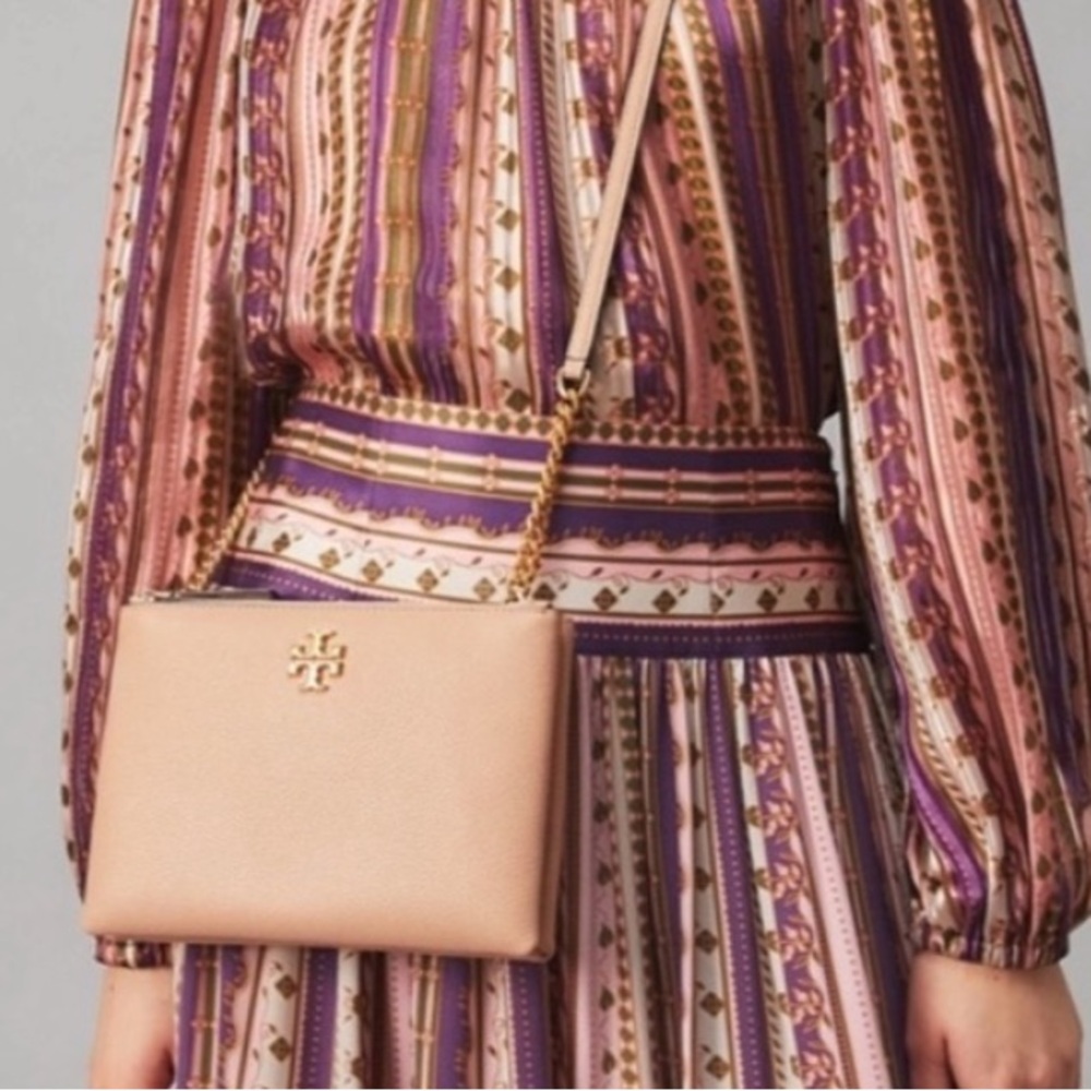 ❤️SOLD❤️BNWT Tory Burch Double Zip Crossbody Limited Edition Devon Sand #77160